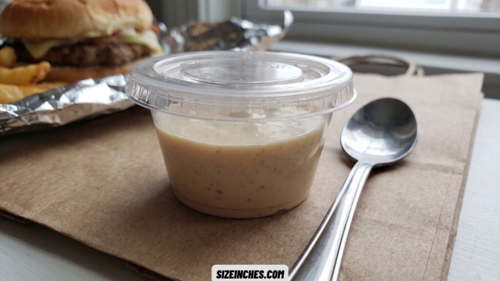 A 2 ounce plastic portion cup showing an exact 2 fluid ounce volume