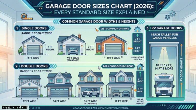 Garage Door Sizes Chart (2026): Every Standard Size Explained