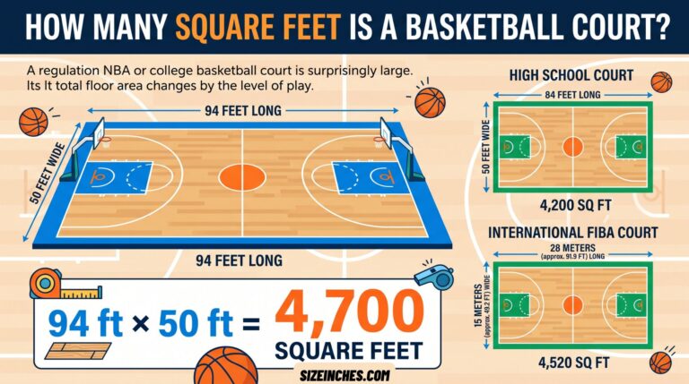 How Many Square Feet Is a Basketball Court? (2026)